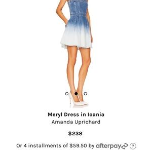 Amanda uprichard denim dress revolve